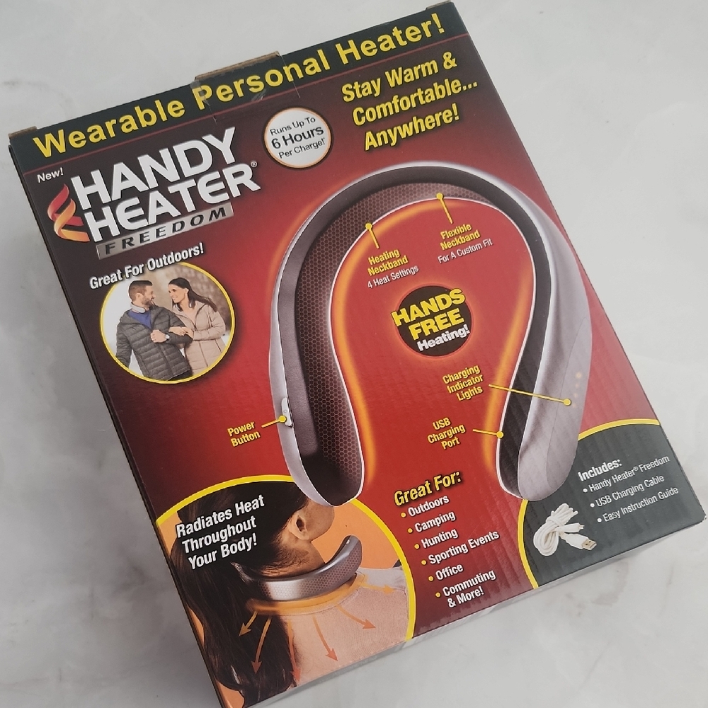 Freedom Wearable Personal Heater - Black